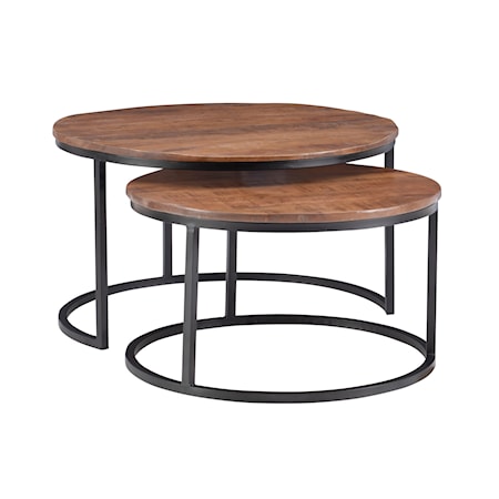 Weston Nesting Coffee Tables Brown