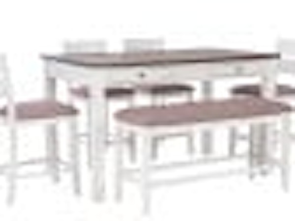 6-Piece Counter Dining Set