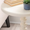 Powell Aurora Aurora Side Table Off White