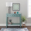 Powell Sadie 38 inch Console Teal