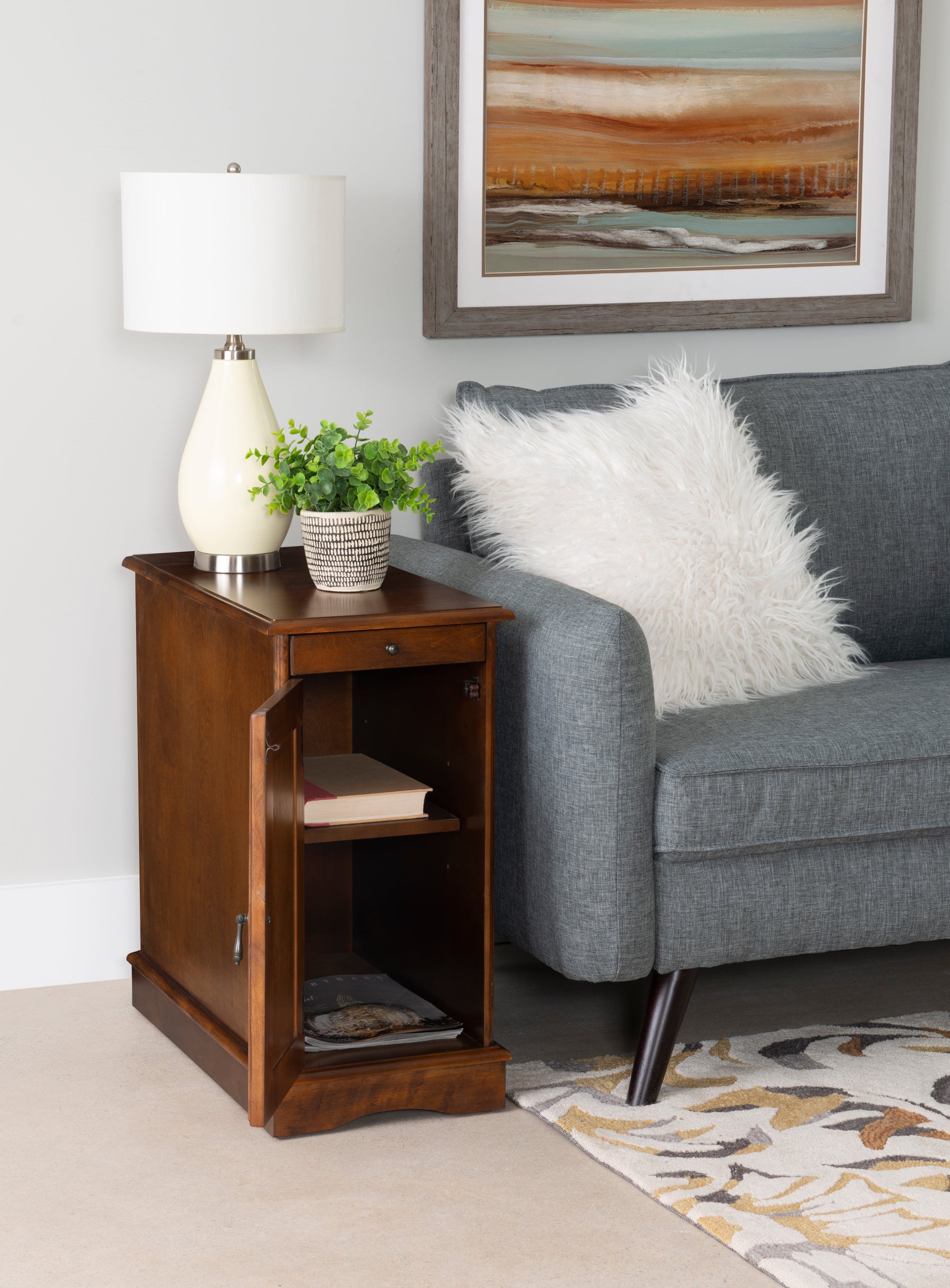 Butler Hazelnut Accent Table