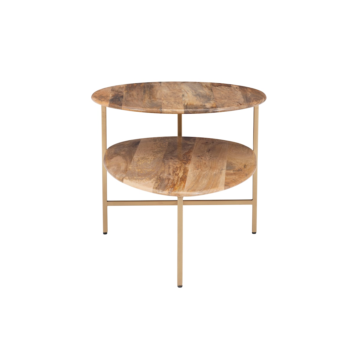 Powell Tavin Tavin Two Tiered Coffee Table Natural Gold