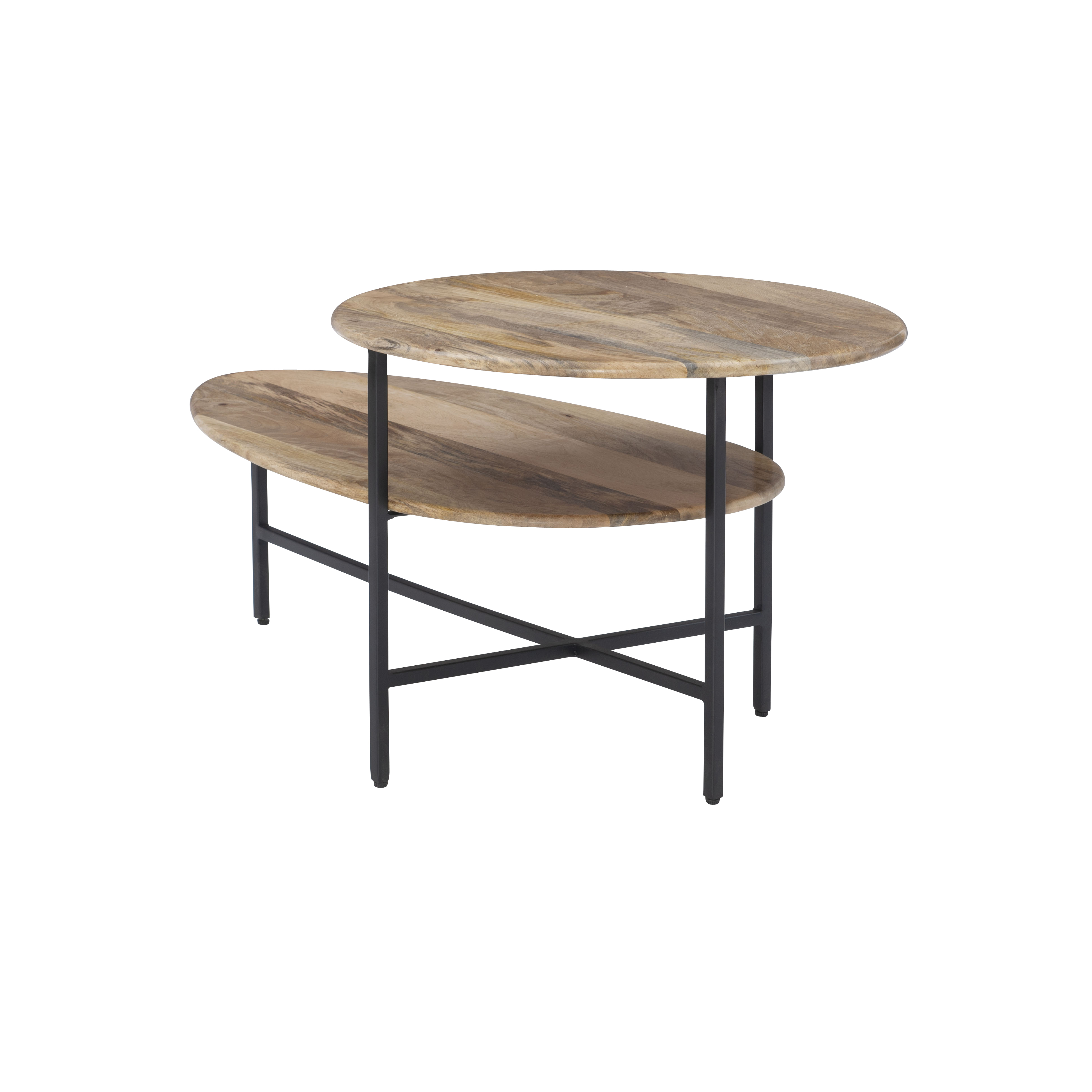 Powell Tavin Tavin Two Tiered Coffee Table Natural Black