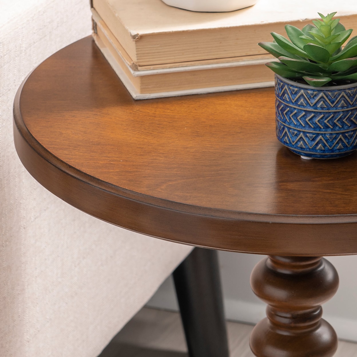 Powell Aurora Aurora Side Table Hazelnut