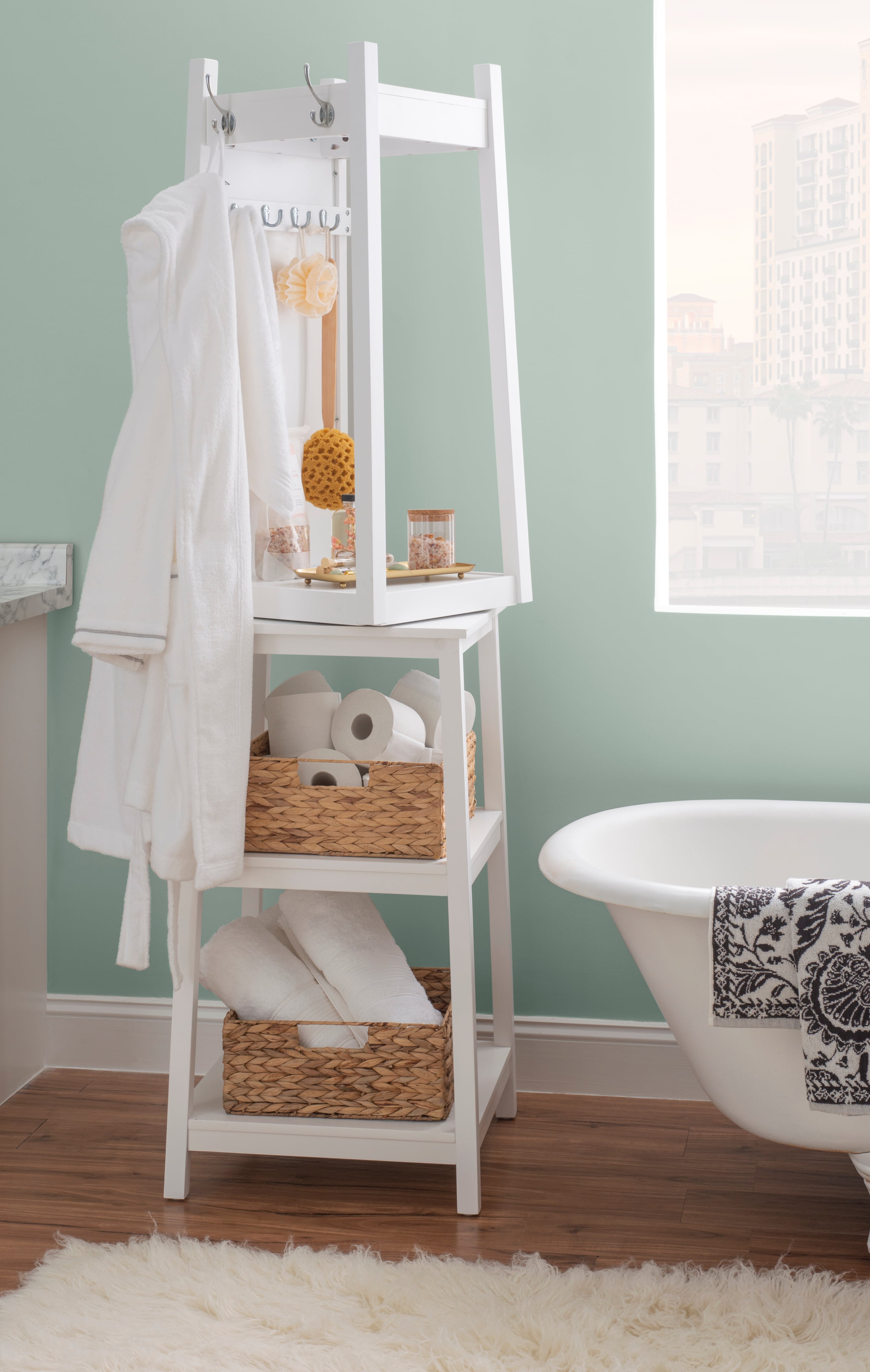 Dressing Mirror Coat Rack