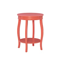 Contemporary Coral Side Table