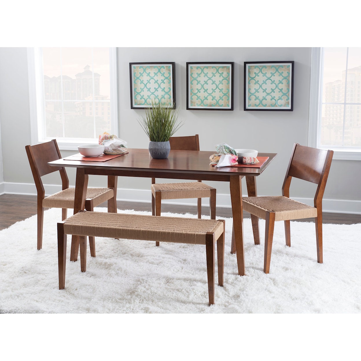 Powell Cadence 6-Piece Dining Set