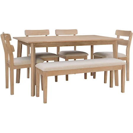 Drury 6Pc Dining Set