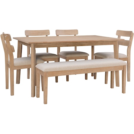 Drury 6Pc Dining Set