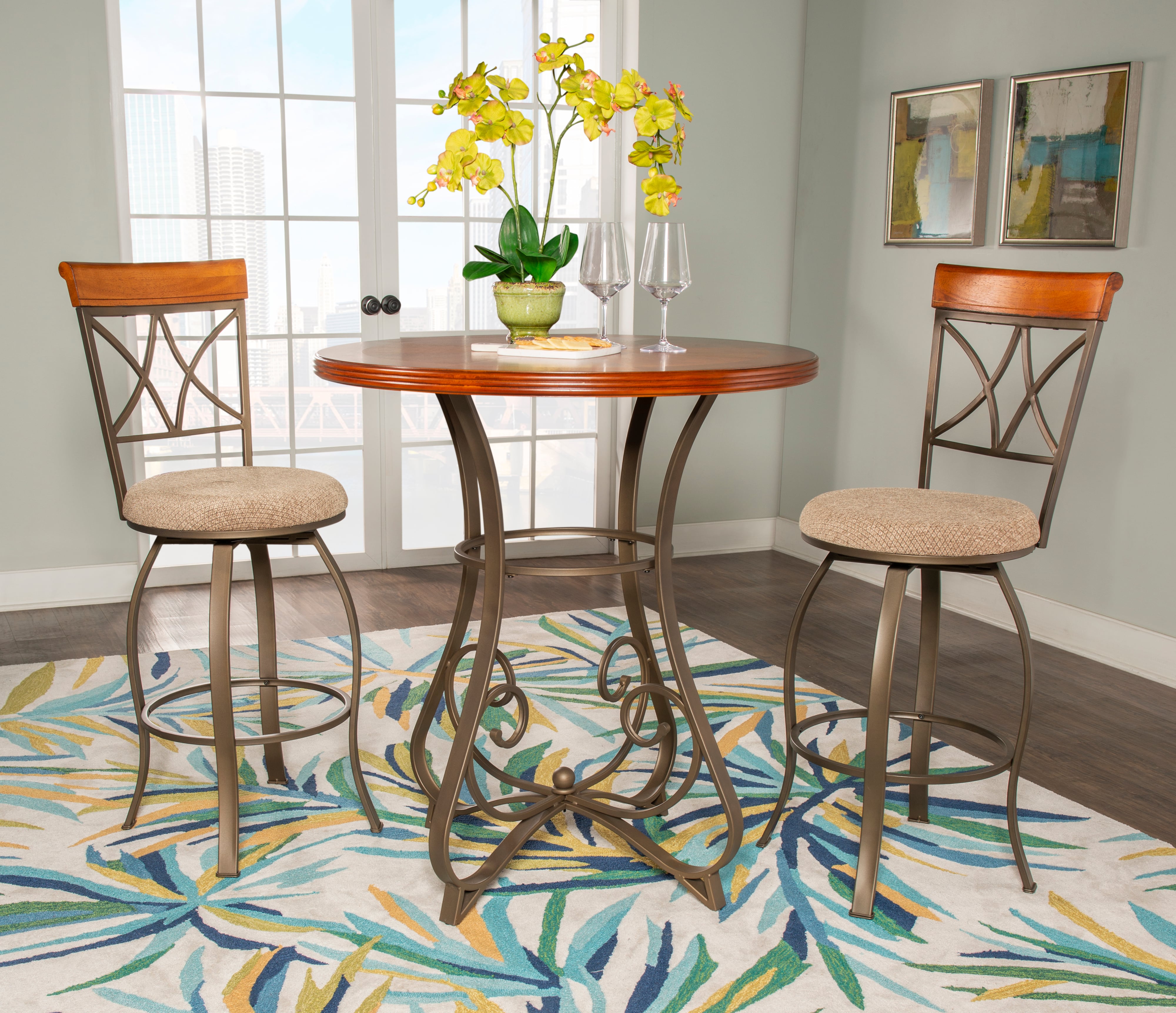 3 Piece Pub Table Set