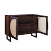 Powell Brielle Brielle Cane Console Brown