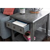 Powell Sadie Side Accent Table Grey