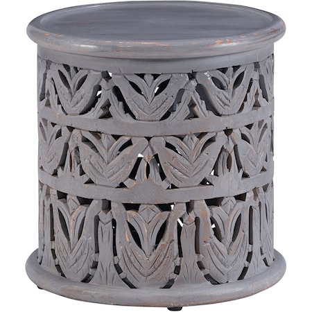 Indie Side Table Light Gray