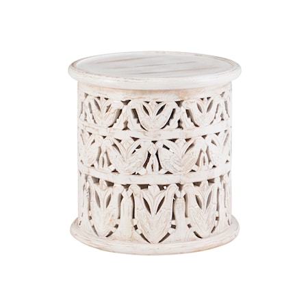 Indie Side Table White