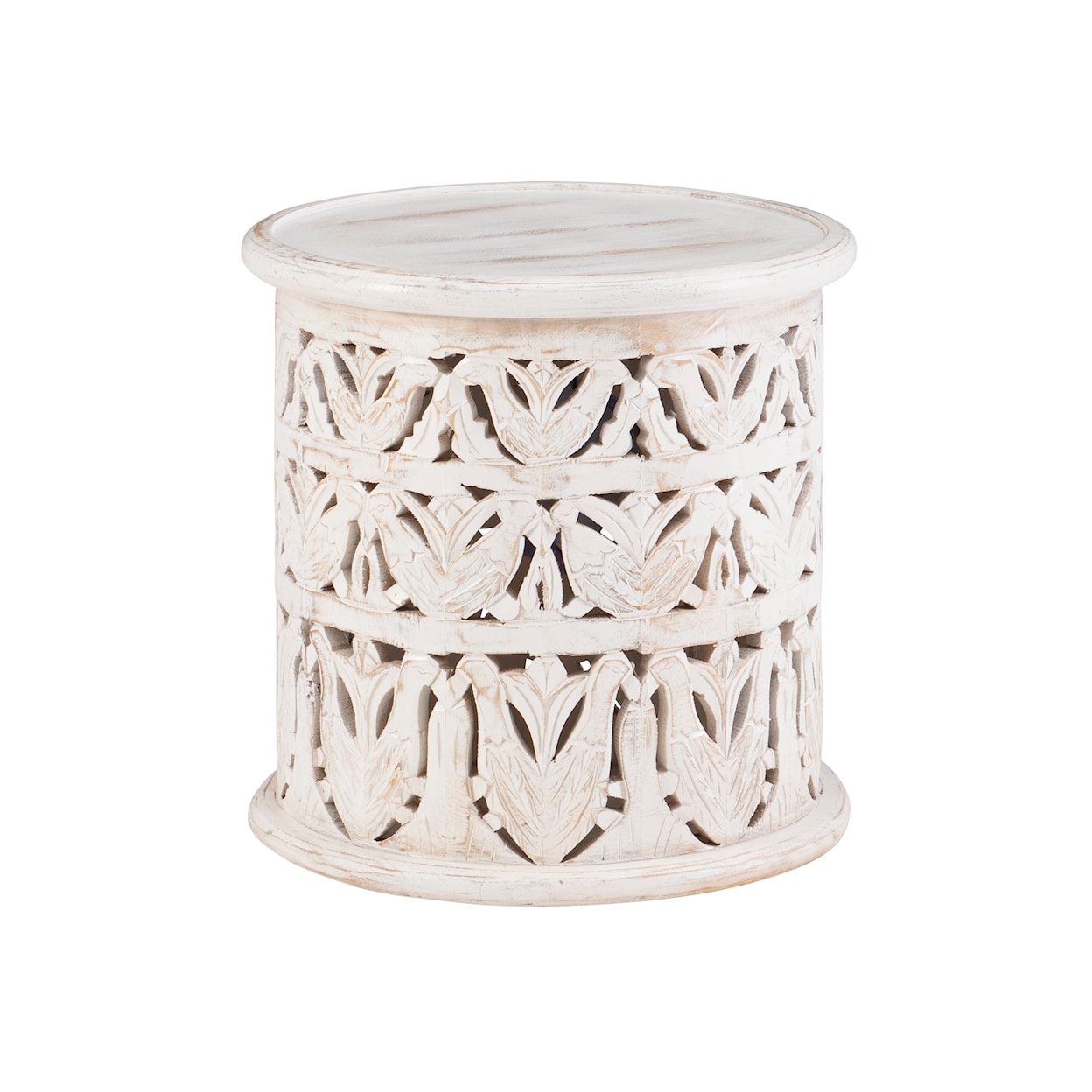 Powell Indie Indie Side Table White