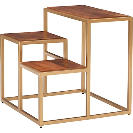 Carlo 3 Tiered Plant Stand Side Table