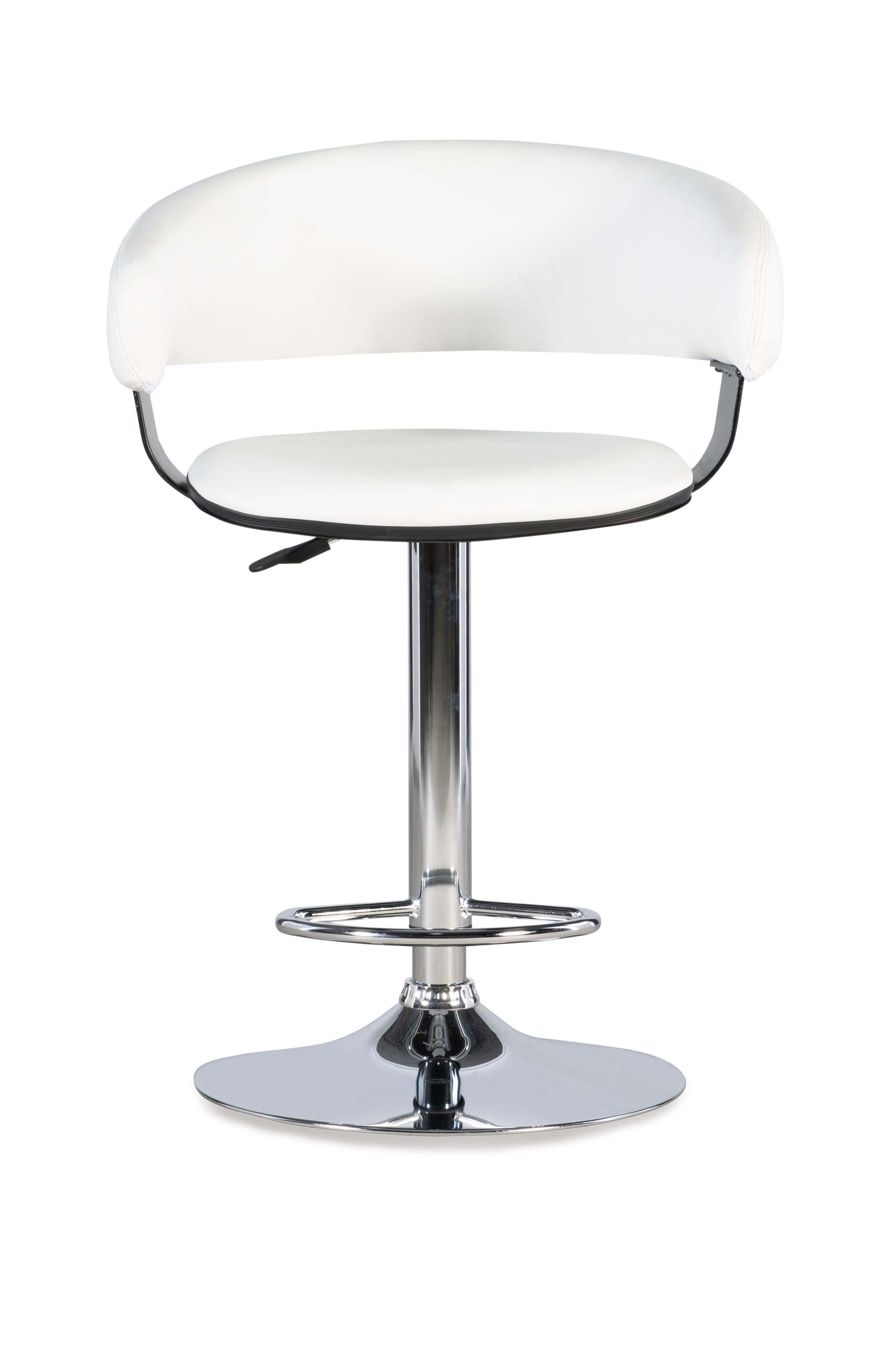 Powell Bar Stools P Barrel & Chrome Bar Stool