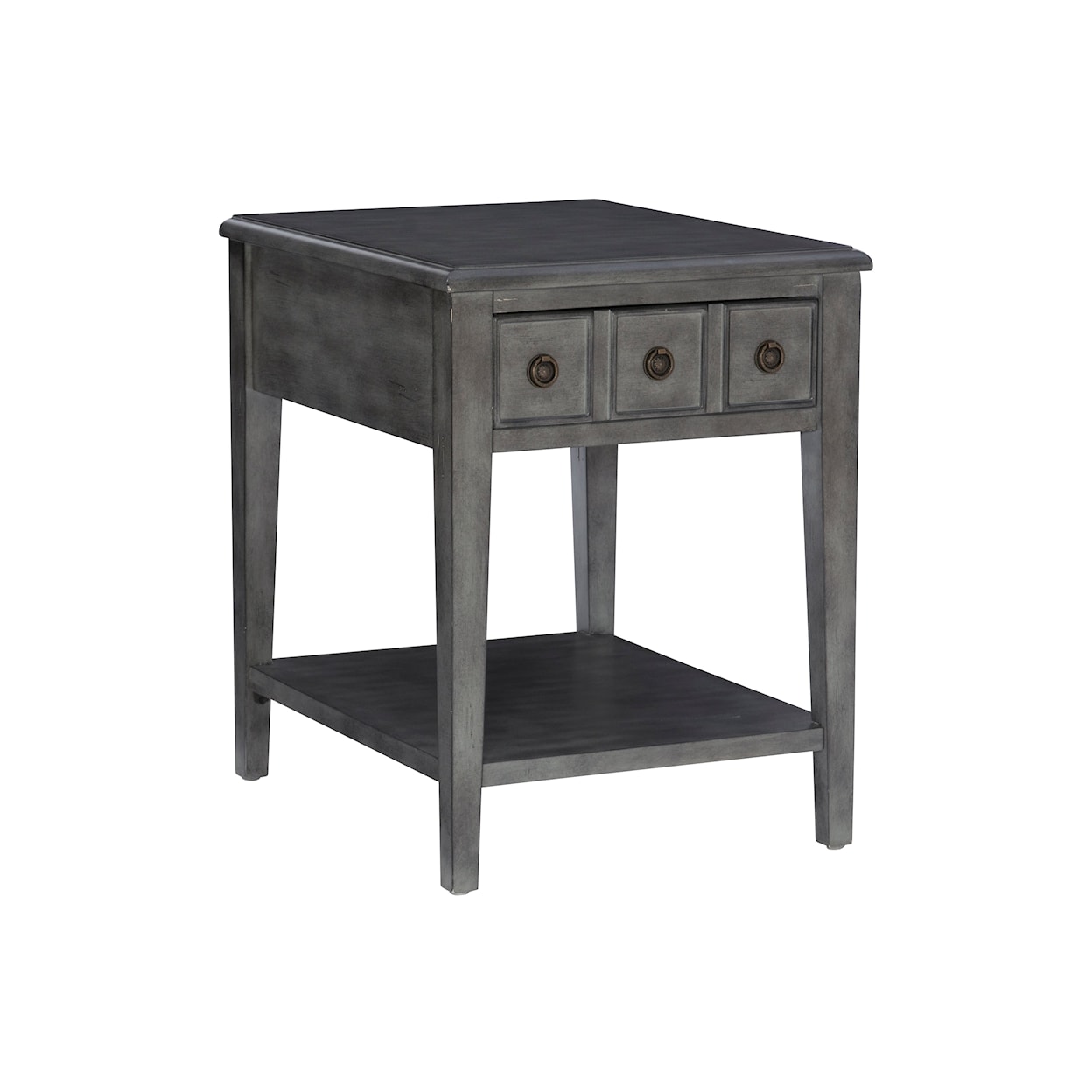 Powell Sadie Side Accent Table Grey