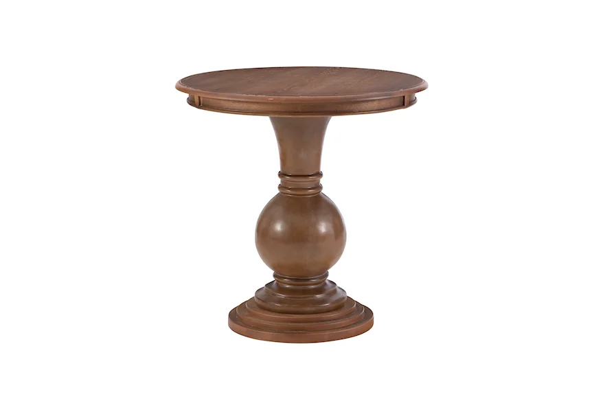 ADELINE Adeline Round Accent Table Natural by Powell at Lynn's Furniture & Mattress