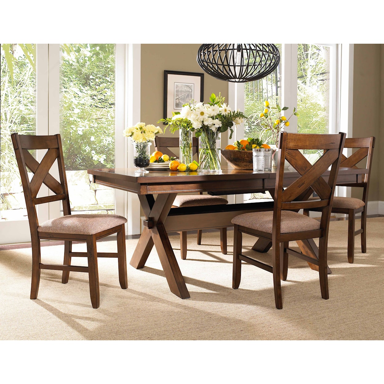 Powell Kraven 5 Piece Dining Set