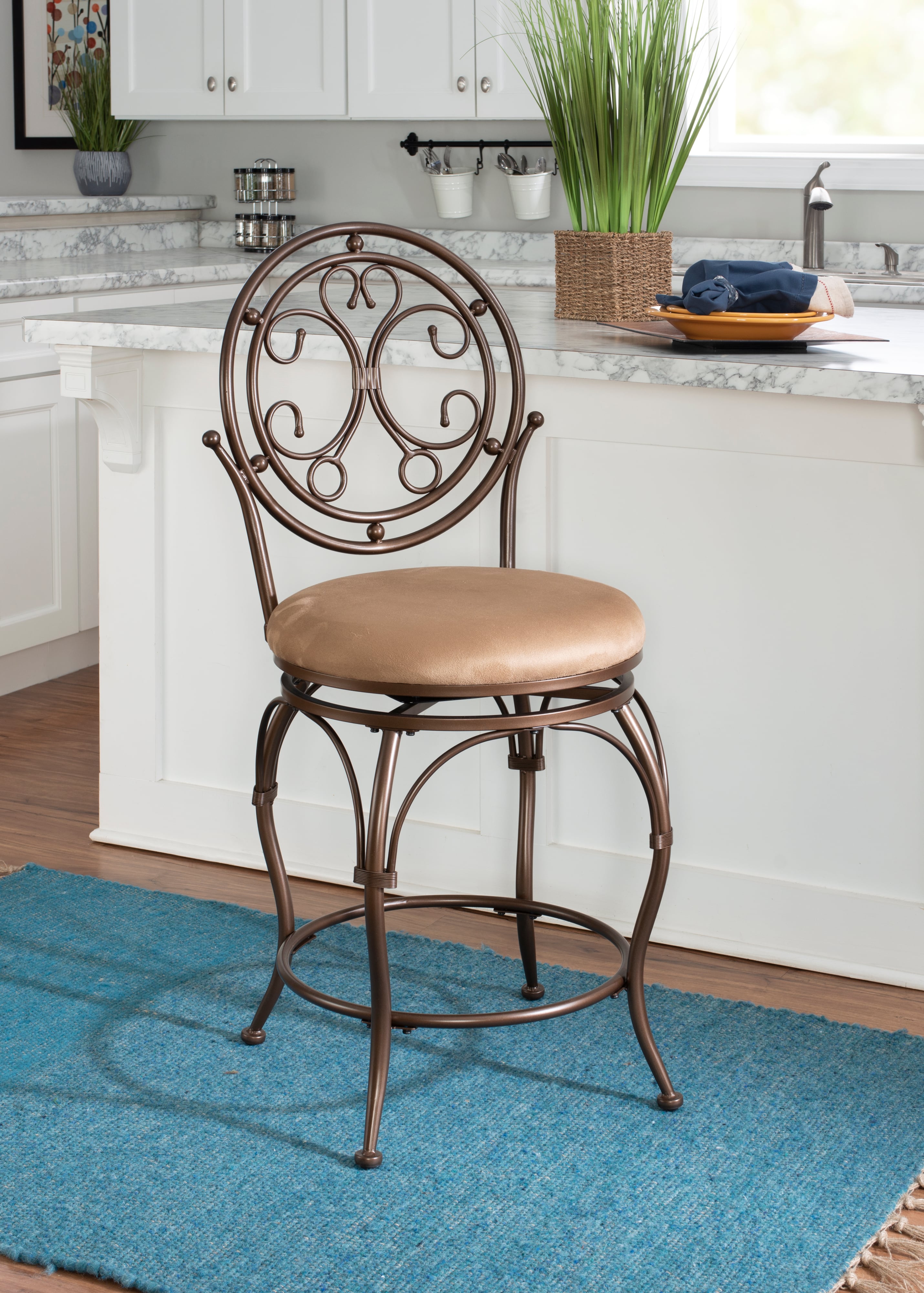 Circle Back Counter Stool