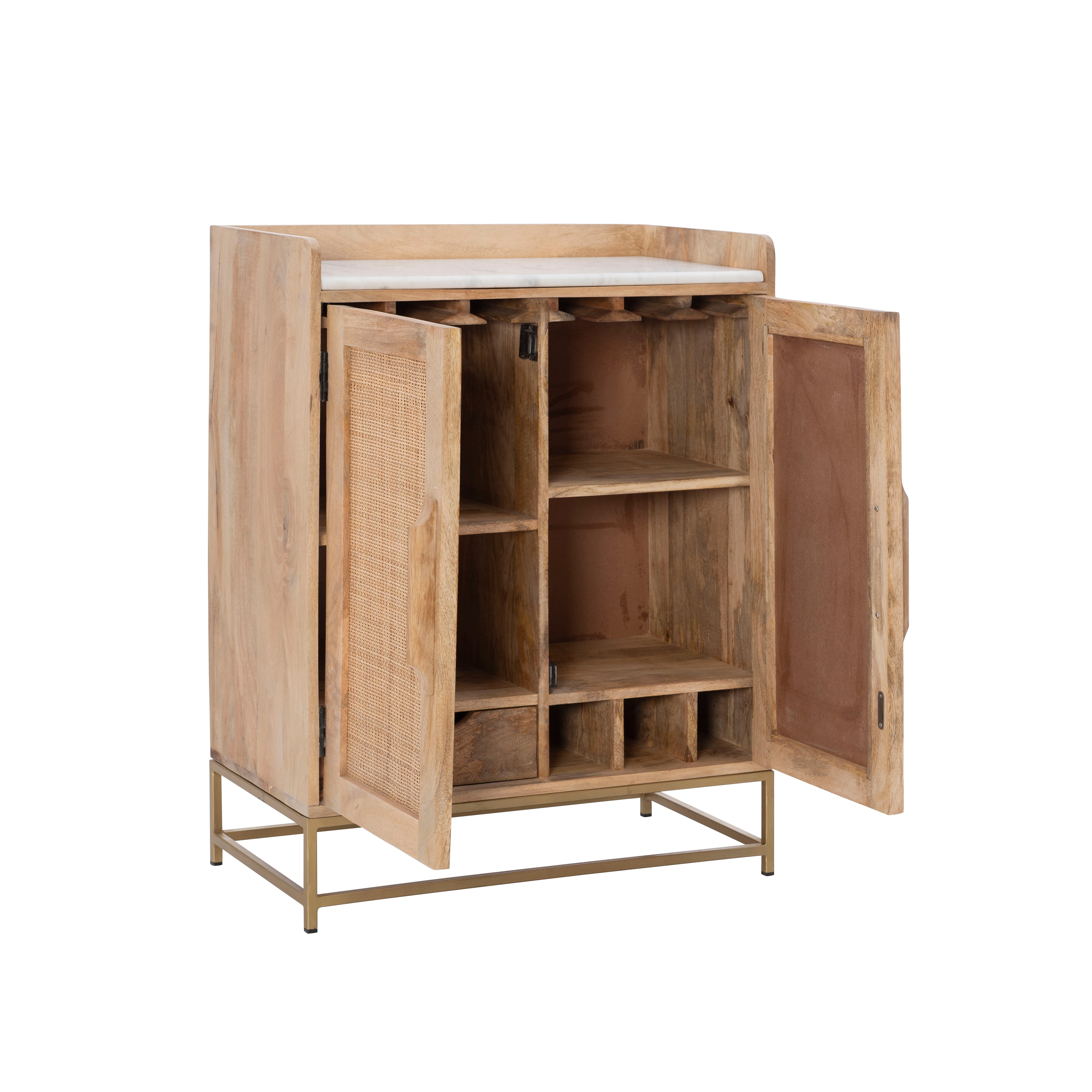 Rattan Bar Cabinet
