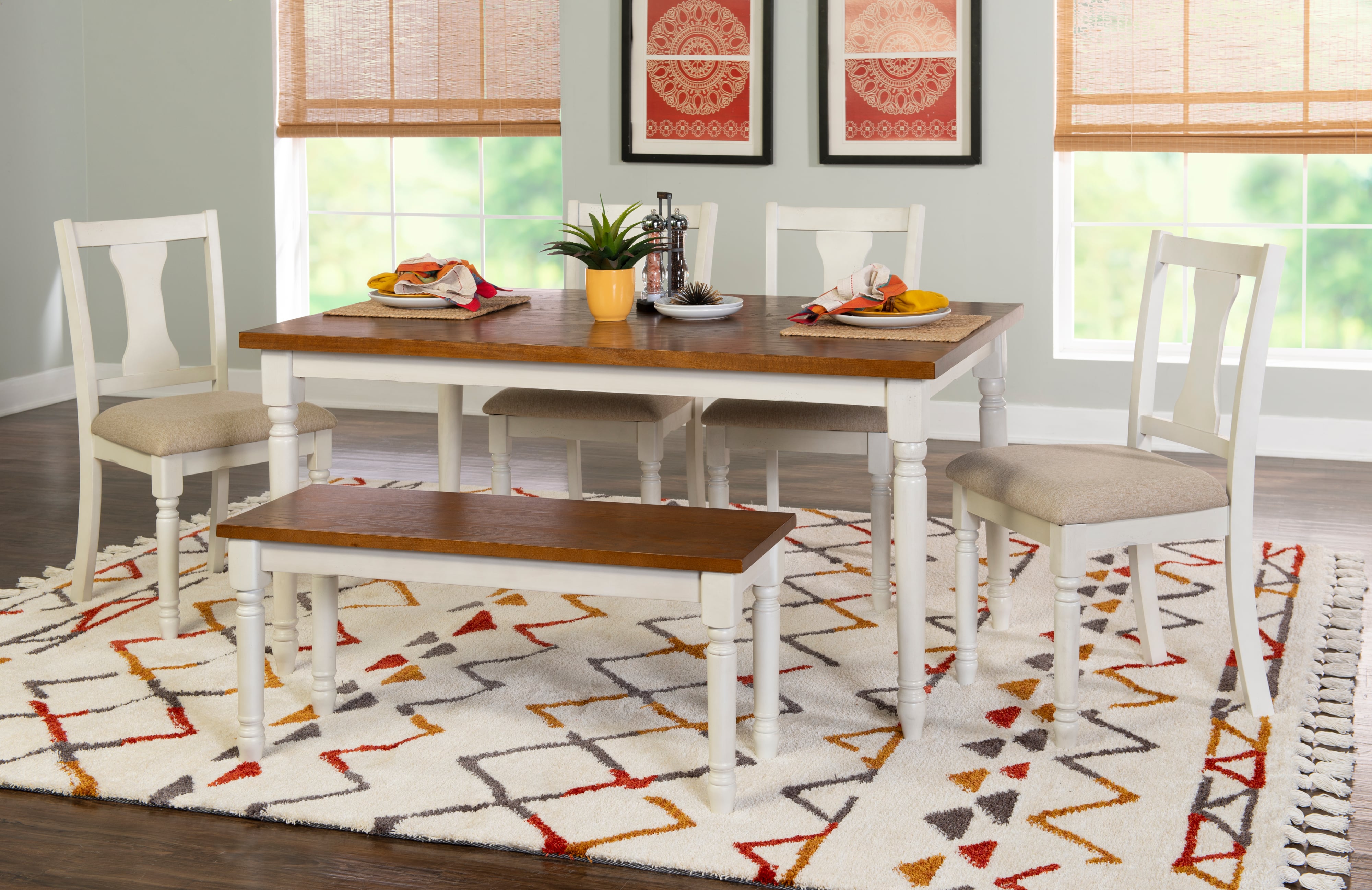 Powell Willow Willow 6 Piece Dining Set