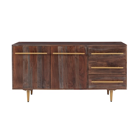 Keavy Acacia Wood Console