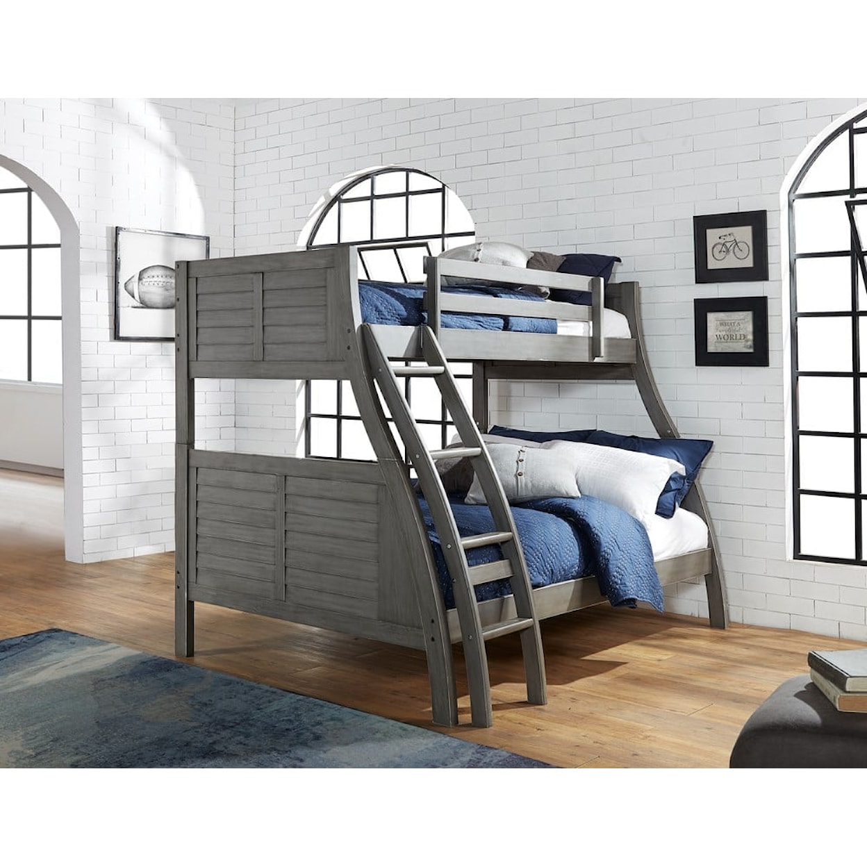 Powell Easton Easton Grey Bunk Bed 2 Carton