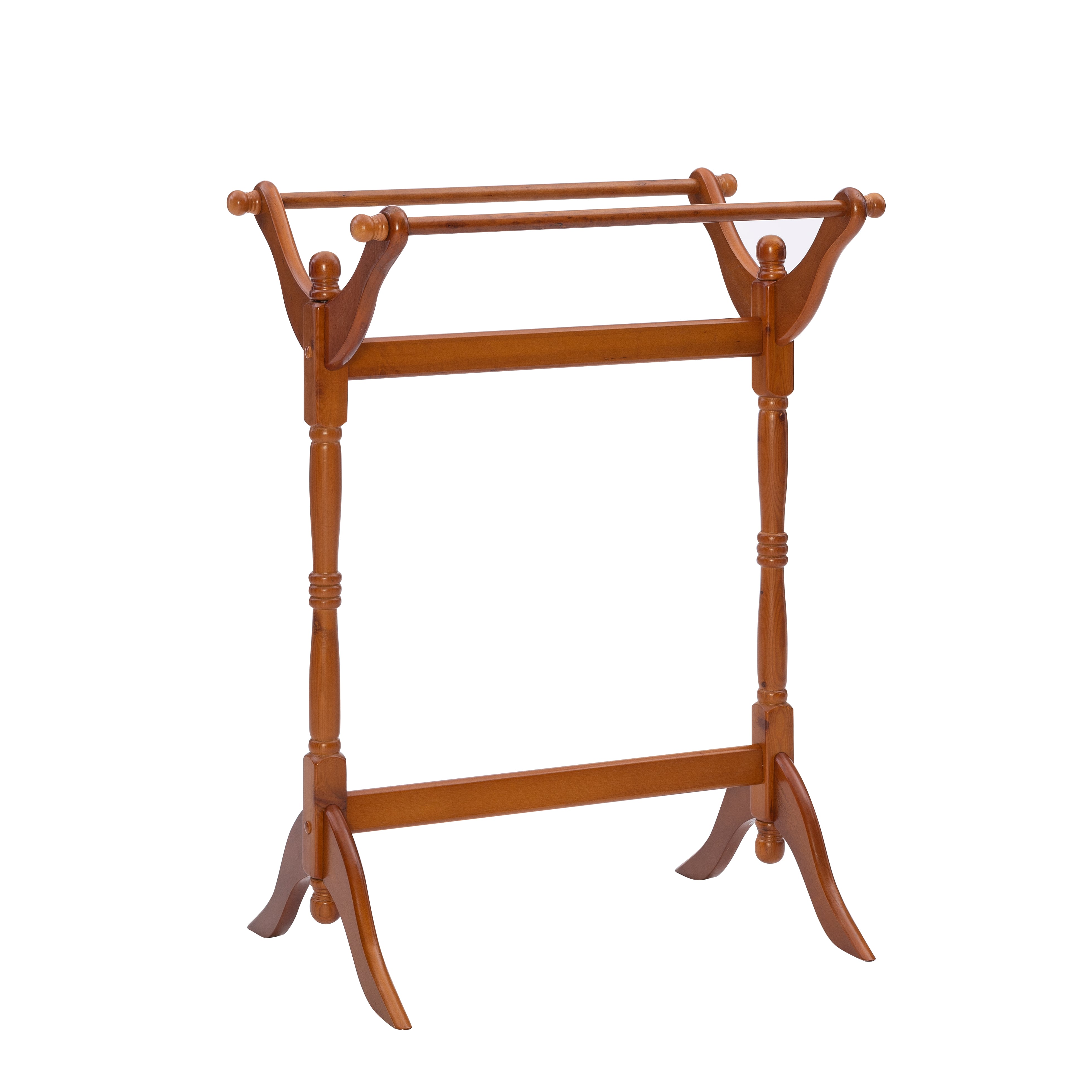Oak Blanket/Quilt Rack
