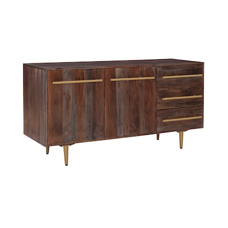 Keavy Acacia Wood Console