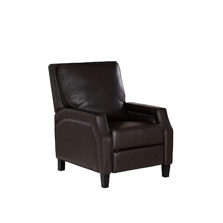 Portico Push Back Recliner Chocolate