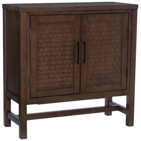 Powell Dixon 23LA1010BRN Modern Farmhouse 2-Door Accent Cabinet ...
