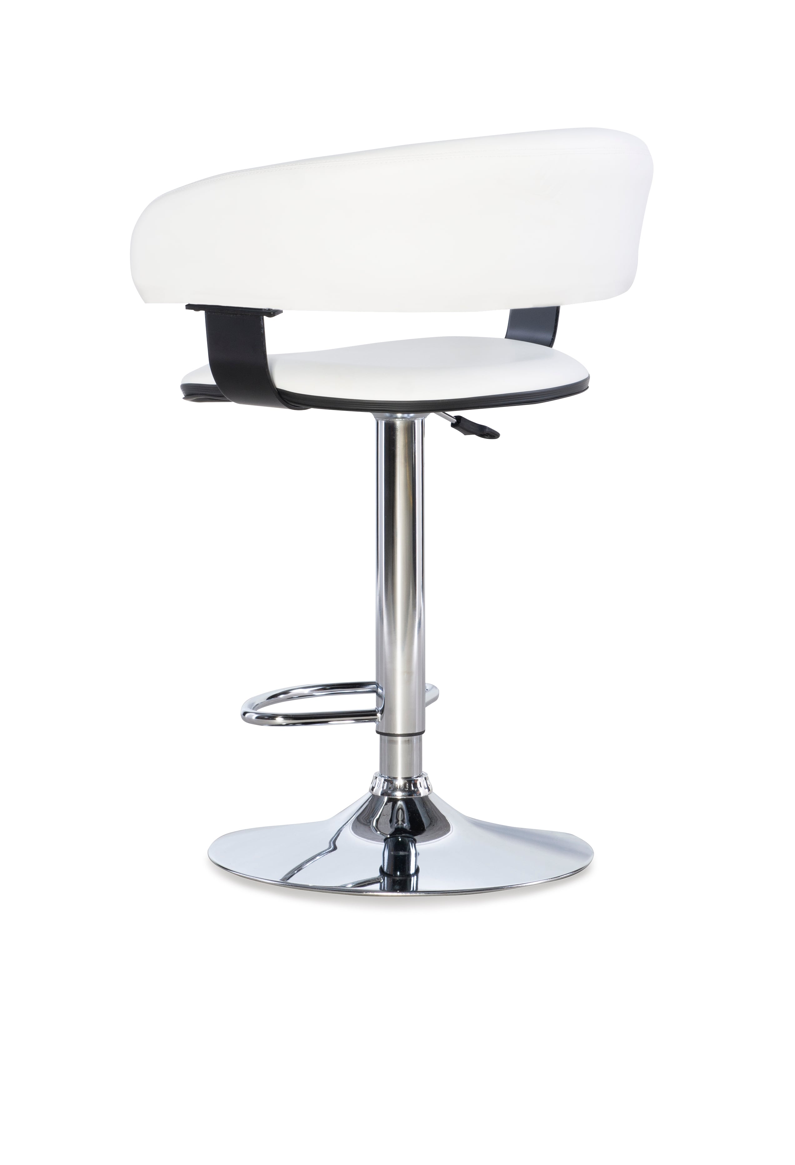 Powell Bar Stools P Barrel & Chrome Bar Stool