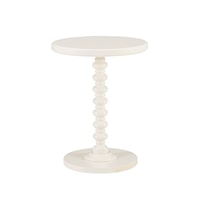 Modern Farmhouse White Side Table