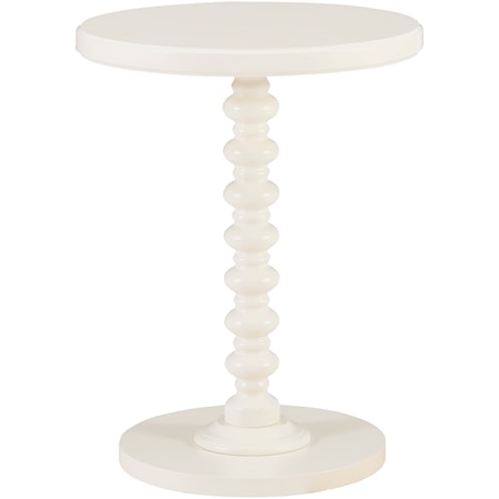 Modern Farmhouse White Side Table