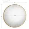 Uttermost Mirrors - Round Junius Round Gold Mirror