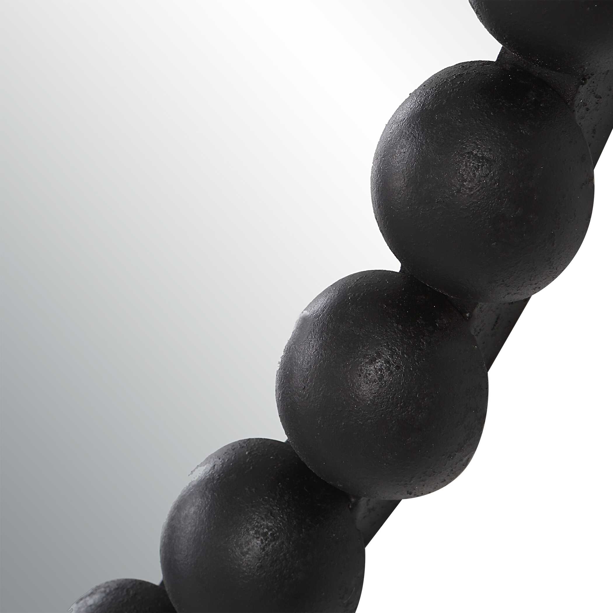 Uttermost Serna Serna Black Oval Mirror