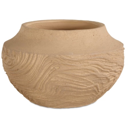 Sandstone Flow Small Terracotta Vase