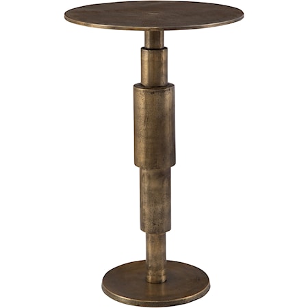 Descend Gold Accent Table