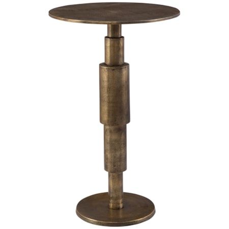 Descend Gold Accent Table