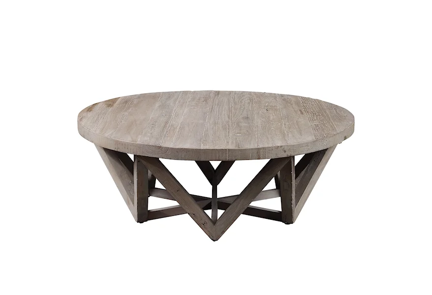Accent Furniture - Occasional Tables Kendry Reclaimed Wood Coffee Table by Uttermost at Corner Furniture