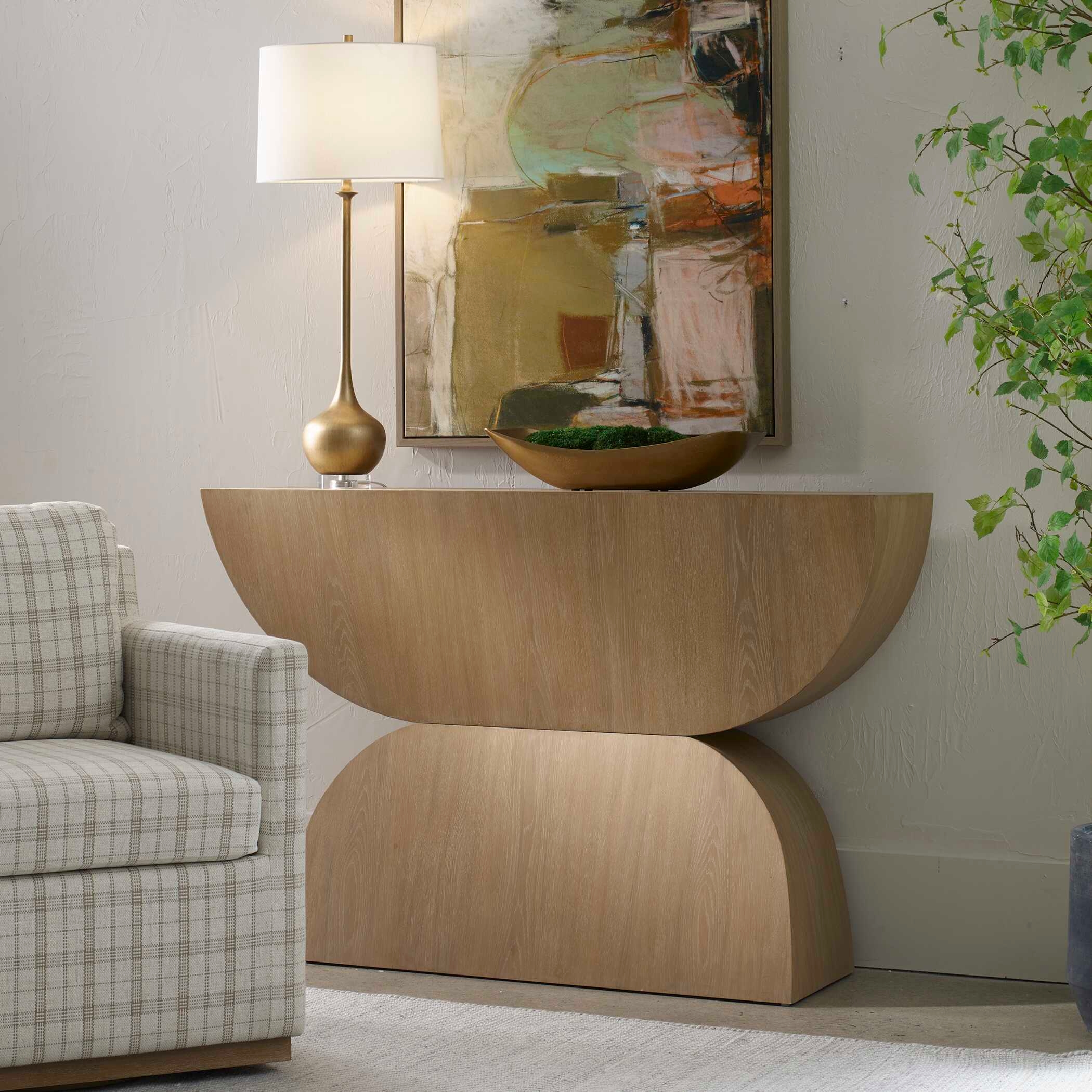 Uttermost Ciano Ciano Modern Wood Console Table