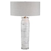 Uttermost Table Lamps Lenta White Table Lamp