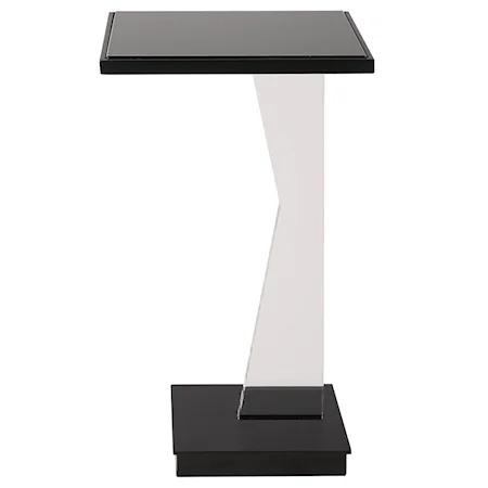 Angle Contemporary Accent Table
