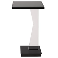 Angle Contemporary Accent Table