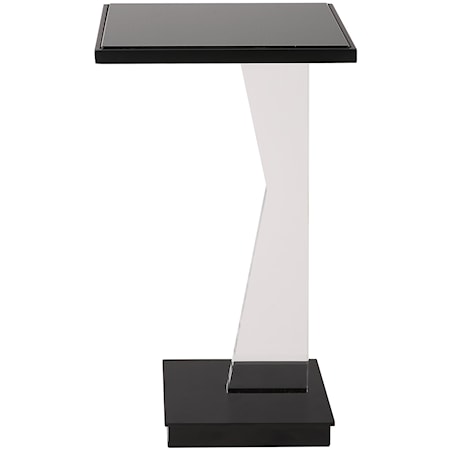 Angle Contemporary Accent Table