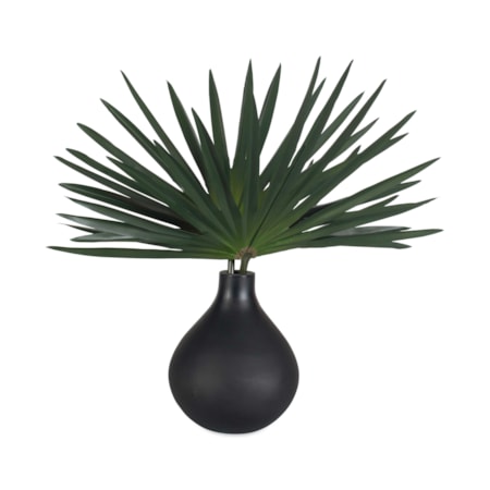 Axis Palm Accent & Vase