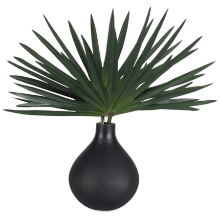 Axis Palm Accent & Vase