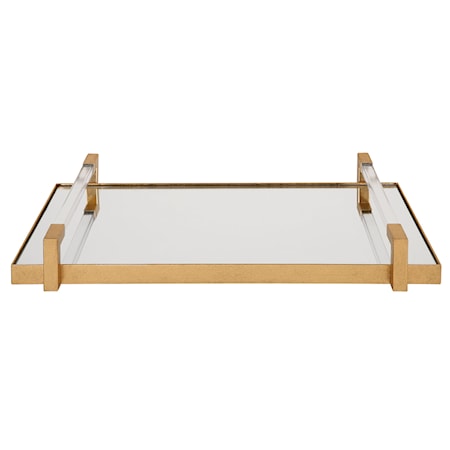 Deki Gold Mirrored Tray